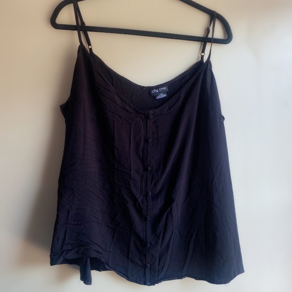 Used little black shirt by city chic